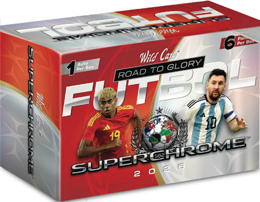 2026 WILD CHROME SUPERCHROME SOCCER HOBBY BOX (1 AUTO BOX)
