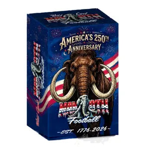 WILD CARD AMERICA'S 250TH MAMMOTH BOXES (6 PACKS PER BOX - 1/1 MAMMOTH PER BOX)